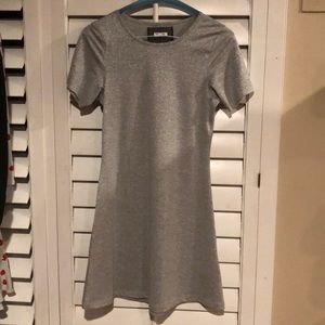 Silver metallic dress